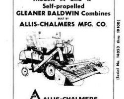 Gleaner 71186304 Operator Manual - A / R Combine (eff sn 14053-19100)