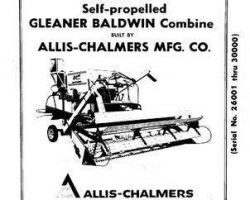 Gleaner 71186307 Operator Manual - A / R Combine (eff sn 26001-30000)