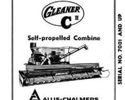 Gleaner 71186316 Operator Manual - C2 Combine (eff sn 7001)