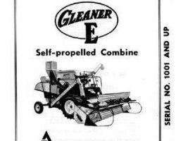Gleaner 71186319 Operator Manual - E Combine (prior sn 25000)
