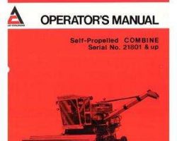 Gleaner 71187977 Operator Manual - K Combine (sn 21801-24200)