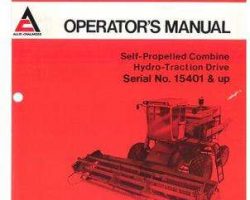 Gleaner 71193617 Operator Manual - MH2 Combine (eff sn 15401-19900)