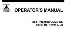 Gleaner 71193755 Operator Manual - M2 Combine (eff sn 15401-18400)