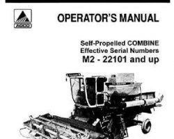 Gleaner 71327631 Operator Manual - M2 Combine (sn 22101 - 23800)