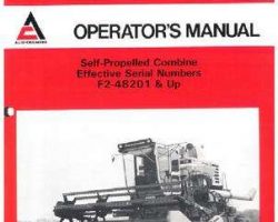 Gleaner 71328773 Operator Manual - F2 Combine (eff sn 48201-49600)