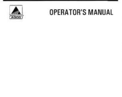 Gleaner 71346482 Operator Manual - Adjustable Corn Head (2 row 38"" thru 8 row 30"", sn 13001-14000)