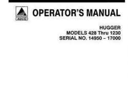 Gleaner 71367069 Operator Manual - Hugger Corn Head (sn 14951-17000)
