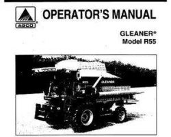 Gleaner 71406405 Operator Manual - R55 Combine (eff sn HPxx101, 2005)