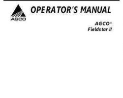 Hesston 71410563C Operator Manual - Fieldstar 2 (prior to version 1.6.2)