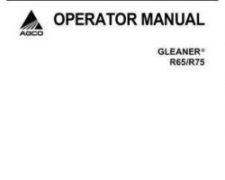 Gleaner 71421280A Operator Manual - R65 / R75 Combine (eff sn HTxx101, 2008)