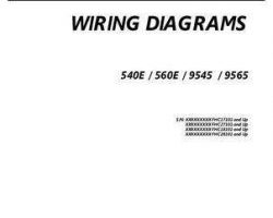 Massey Ferguson 71484680C Operator Manual - 540E / 560E, 9545 / 9565 Wiring Diagrams (eff 2015, sn FHCxx101)