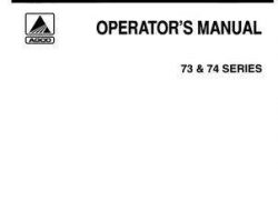 Allis Chalmers 71503363 Operator Manual - 73 / 74 Planter Unit (plate type)