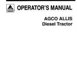 Allis Chalmers 72074367 Operator Manual - 6040 Tractor