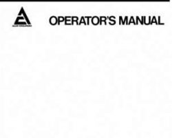 Allis Chalmers 72099286 Operator Manual - 6140 Tractor