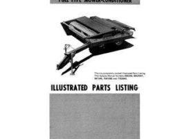 Hesston 7784705 Parts Book - PT7 / PT10 Mower Conditioner (pull-type, 1972-78)