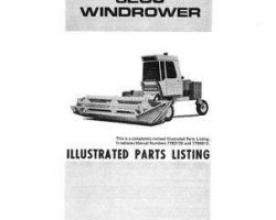 Hesston 7784812 Parts Book - 6200 Windrower