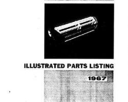 Hesston 783282 Parts Book - PT10 Mower Conditioner (pull-type, 1967-68)