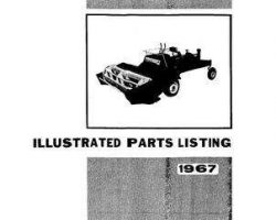 Hesston 783308 Parts Book - 110 SP Windrower Conditioner (1967)