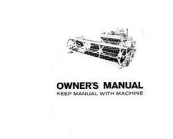 Hesston 783381 Operator Manual - 280 SP Grain Windrower (1967)