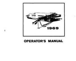 Hesston 784942 Operator Manual - PT12 Mower Conditioner (pull-type, 1968-69 )