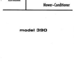 AGCO Allis 79002021 Parts Book - 390 Mower Conditioner