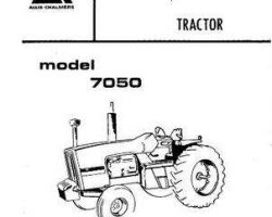 Allis Chalmers 79002947 Parts Book - 7050 Tractor