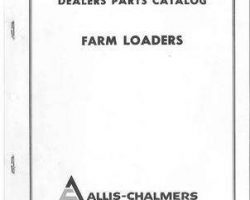 Allis Chalmers 79003131 Parts Book - 90 / 100 / 140 / 150 / 170 / 180 Loaders (also see thumbnail)