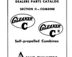 Gleaner 79003134 Parts Book - C / C2 Combine