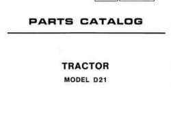 Allis Chalmers 79003143 Parts Book - D21 Tractor (incl Series 2)