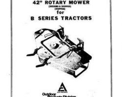Allis Chalmers 79003234 Operator Manual - 42 Rotary Mower