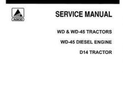 Allis Chalmers 79003405 Service Manual - D14 / WD / WD45 Tractor