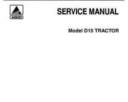 Allis Chalmers 79003407 Service Manual - D15 / D15 Series 2 Tractor