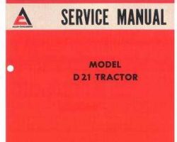 Allis Chalmers 79003410 Service Manual - D21 Tractor