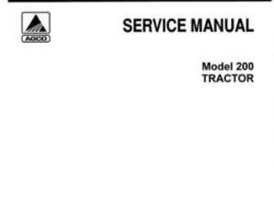 Allis Chalmers 79003415 Service Manual - 200 Tractor