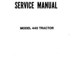 Allis Chalmers 79003418 Service Manual - 440 Tractor