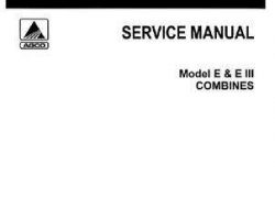 Gleaner 79003421 Service Manual - E / E3 Combine (packet)