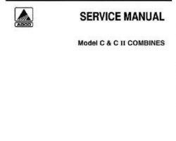 Gleaner 79003423 Service Manual - C / C2 Combine (packet)