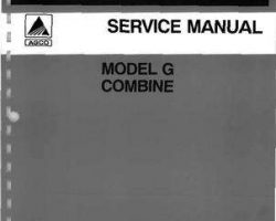 Gleaner 79003425 Service Manual - G Combine (packet)