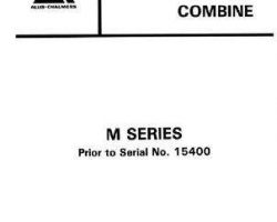 Gleaner 79004274 Parts Book - M Combine
