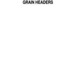 Gleaner 79004678 Service Manual - R40 / R50 Combine (grain header) (section)