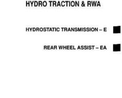 Gleaner 79004681 Service Manual - R40 / R50 Combine (hydro traction drive, RWA) (section)