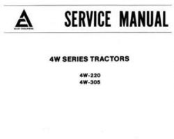 Allis Chalmers 79005323 Service Manual - 4W-220 / 4W-305 Tractor
