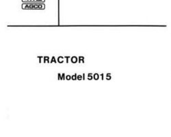 Allis Chalmers 79006649 Parts Book - 5015 Tractor