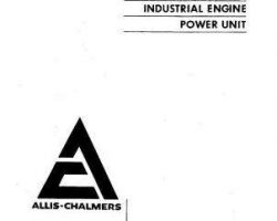 AGCO Allis 79007401 Parts Book - 2800 / 2900 Engine (industrial)