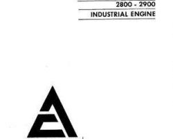 AGCO Allis 79007420 Parts Book - 2800 / 2900 Engine (industrial)