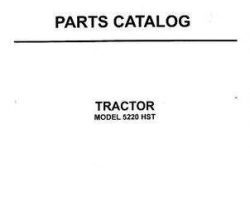Deutz Allis 79009486 Parts Book - 5220 Compact Tractor (hydro trans)