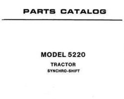 Deutz Allis 79009488 Parts Book - 5220 Compact Tractor (synchro trans)