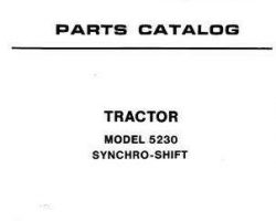 Deutz Allis 79009810 Parts Book - 5230 Compact Tractor