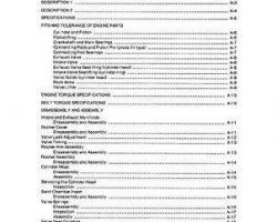 Allis Chalmers 79010054 Service Manual - 5215 Compact Tractor (engine section)