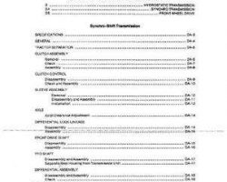 Allis Chalmers 79010058 Service Manual - 5215 Compact Tractor (synchro trans section)